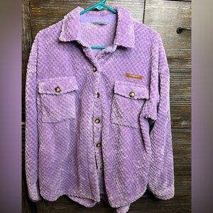 ❤️Purple Textured Women's Jacket